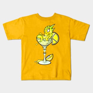 Lemon cocktail dragon Kids T-Shirt